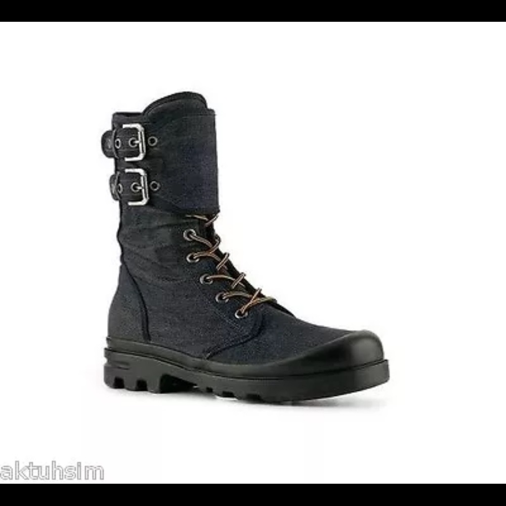 RALPH LAUREN COLLECTION Buckle Lace-up Boot, S 8.5 EU 42 NIB